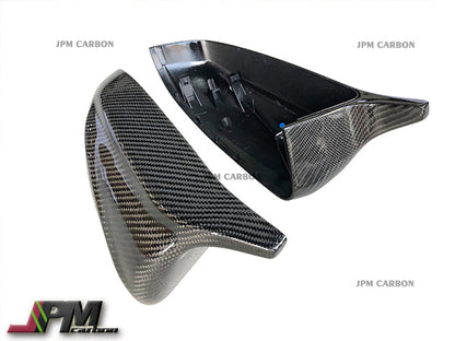[JPMCarbon] M Style Carbon Fiber Replacement Mirror Covers Fits For 2006-2013 BM E70 X5 & 2008-2013 BMW E71 X6 Only