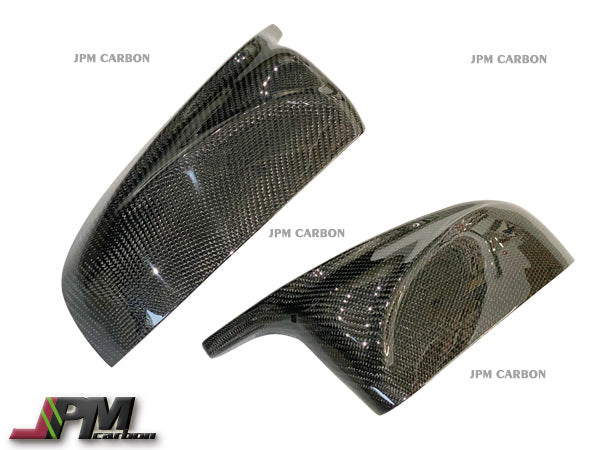 [JPMCarbon] M Style Carbon Fiber Replacement Mirror Covers Fits For 2006-2013 BM E70 X5 & 2008-2013 BMW E71 X6 Only