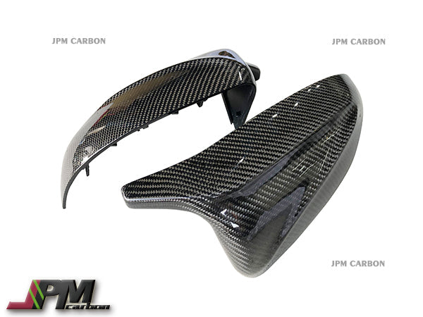 [JPMCarbon] M Style Carbon Fiber Replacement Mirror Covers Fits For 2006-2013 BM E70 X5 & 2008-2013 BMW E71 X6 Only