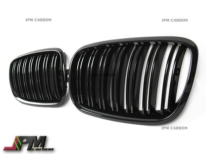 [JPMCarbon] M Style Front Kidney Grille Fits For 2006-2013 BM E70 X5 & 2008-2013 BMW E71 X6 Only