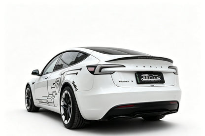 Tesla Model 3 (New Body) clear white-housing tail lights by JIEAN Lights – photo 2