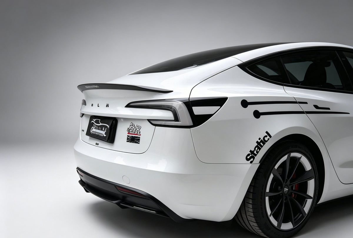 Tesla Model 3 (New Body) clear white-housing tail lights by JIEAN Lights – photo 3