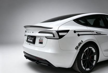 Tesla Model 3 (New Body) clear white-housing tail lights by JIEAN Lights – photo 1