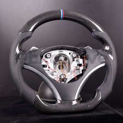 2005-2013 BMW 1/3/X1/X3/M3 Series M Sport| 3 Series/M3  E90 E91 E92 E93/ 1 Series E82/E88/ X1 E84/ X3 E83  Custom Steering Wheel by Exclusive Steering