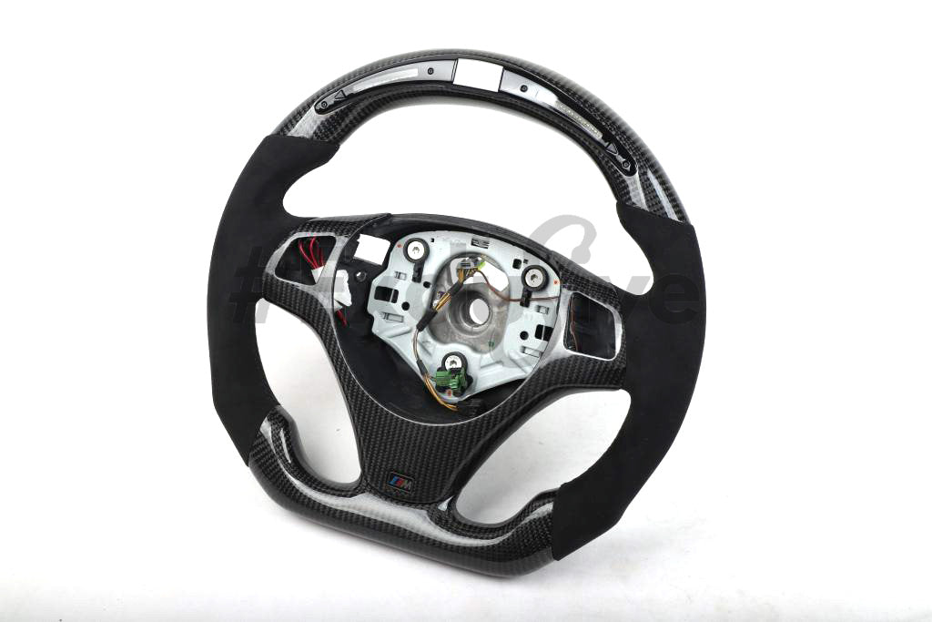 2005-2013 BMW 1/3/X1/X3/M3 Series M Sport| 3 Series/M3  E90 E91 E92 E93/ 1 Series E82/E88/ X1 E84/ X3 E83  Custom Steering Wheel by Exclusive Steering