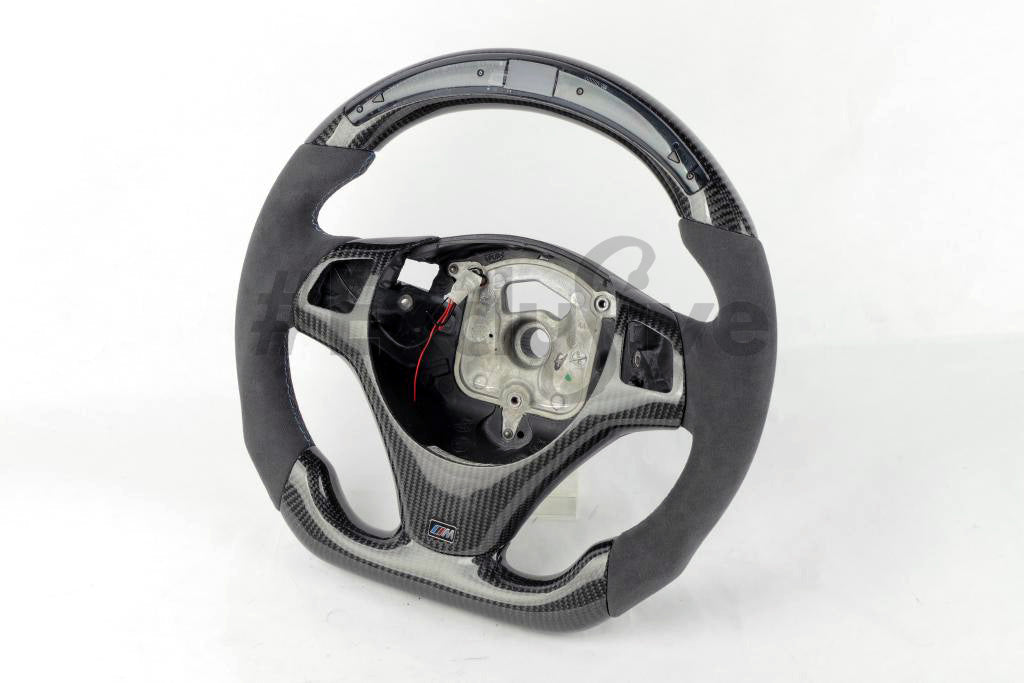 2005-2013 BMW 1/3/X1/X3/M3 Series M Sport| 3 Series/M3  E90 E91 E92 E93/ 1 Series E82/E88/ X1 E84/ X3 E83  Custom Steering Wheel by Exclusive Steering
