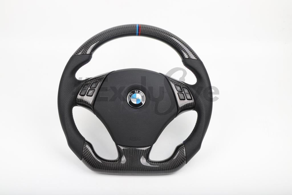 2005-2013 BMW 1/3/X1/X3/M3 Series M Sport| 3 Series/M3  E90 E91 E92 E93/ 1 Series E82/E88/ X1 E84/ X3 E83  Custom Steering Wheel by Exclusive Steering