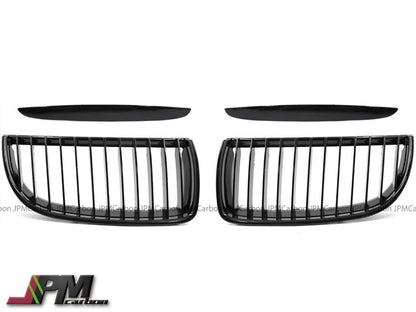 [JPMCarbon] Front Kidney Grille Fits For 2005-2008 BMW E90 E91 Pre-facelift 3-Series Sedan/Wagon Only