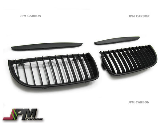 [JPMCarbon] Front Kidney Grille Fits For 2005-2008 BMW E90 E91 Pre-facelift 3-Series Sedan/Wagon Only