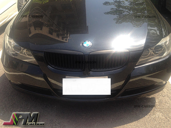 [JPMCarbon] Front Kidney Grille Fits For 2005-2008 BMW E90 E91 Pre-facelift 3-Series Sedan/Wagon Only