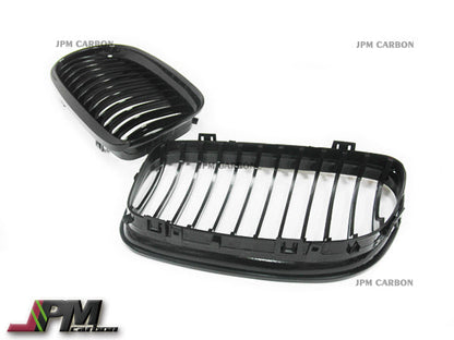 [JPMCarbon] Front Kidney Grille Fits For 2009-2011 BMW E90 E91 LCI 3-Series Sedan/Wagon Only