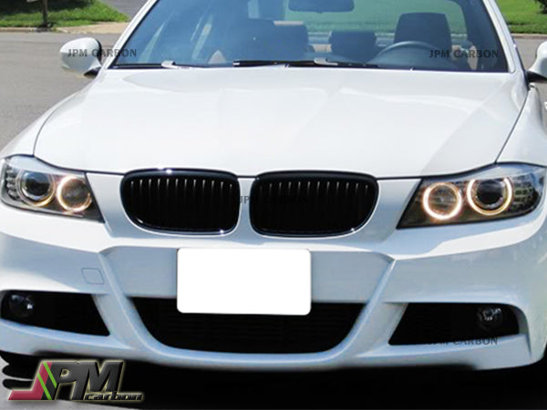 [JPMCarbon] Front Kidney Grille Fits For 2009-2011 BMW E90 E91 LCI 3-Series Sedan/Wagon Only