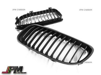 [JPMCarbon] Front Kidney Grille Fits For 2009-2011 BMW E90 E91 LCI 3-Series Sedan/Wagon Only