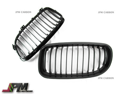 [JPMCarbon] Front Kidney Grille Fits For 2009-2011 BMW E90 E91 LCI 3-Series Sedan/Wagon Only