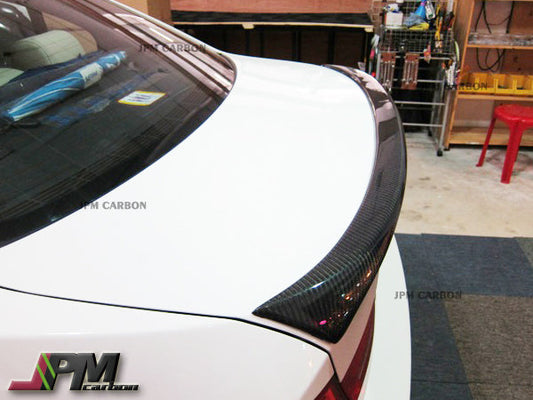 OEM Style Carbon Fiber Trunk Spoiler Fits For 2005-2011 BMW E90 3-Series Sedan Only