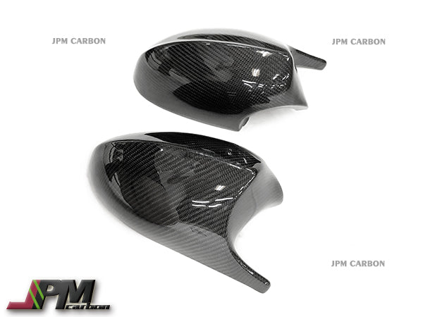 [JPMCarbon] M3 Style Carbon Fiber Replacement Mirror Covers Fits For 2008-2010 BMW E92 E93 Pre-facelift Only