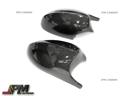 [JPMCarbon] M3 Style Carbon Fiber Replacement Mirror Covers Fits For 2008-2010 BMW E92 E93 Pre-facelift Only