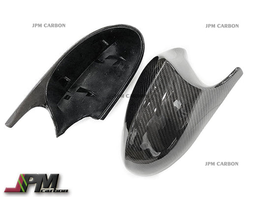 [JPMCarbon] M3 Style Carbon Fiber Replacement Mirror Covers Fits For 2008-2010 BMW E92 E93 Pre-facelift Only