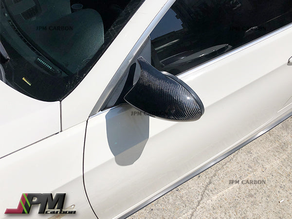[JPMCarbon] M3 Style Carbon Fiber Replacement Mirror Covers Fits For 2008-2010 BMW E92 E93 Pre-facelift Only