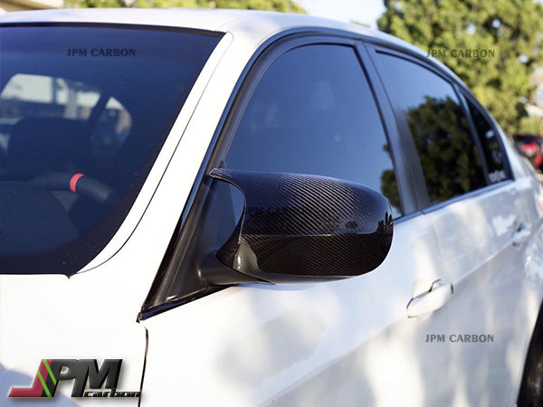 [JPMCarbon] M3 Style Carbon Fiber Replacement Mirror Covers Fits For 2011-2013 BMW E92 E93 LCI Only