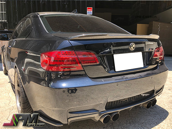 CS Style Carbon Fiber Trunk Spoiler Fits For 2008-2013 BMW E92 3-Series Coupe Only