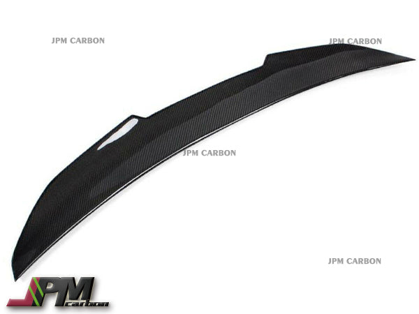 PSM Style Carbon Fiber Trunk Spoiler Fits For 2005-2011 BMW E90 3-Series Sedan Only
