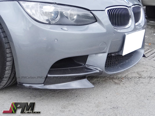 [JPMCarbon] P Style Carbon Fiber Front Add-on Splitter Lips Fits For 2008-2012 BMW E92 E93 M3 Only