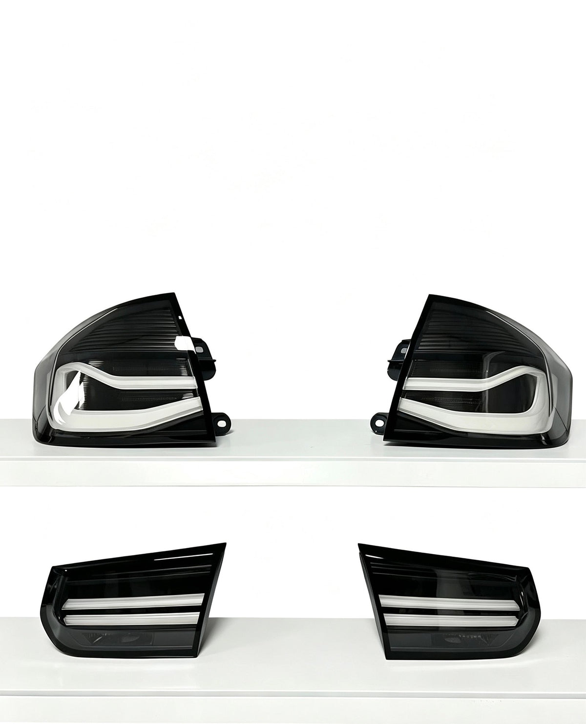BMW 3 Series (Previous Gen) clear venom-style tail lights by JIEAN Lights – photo 2