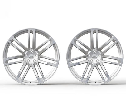 Set of Forged Audi "RS Twin-Spoke" Style Wheels
