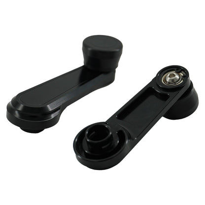 Silver Billet Window Crank Handle For Honda Acura Integra EK Del Sol K20 K24 B16 2PC