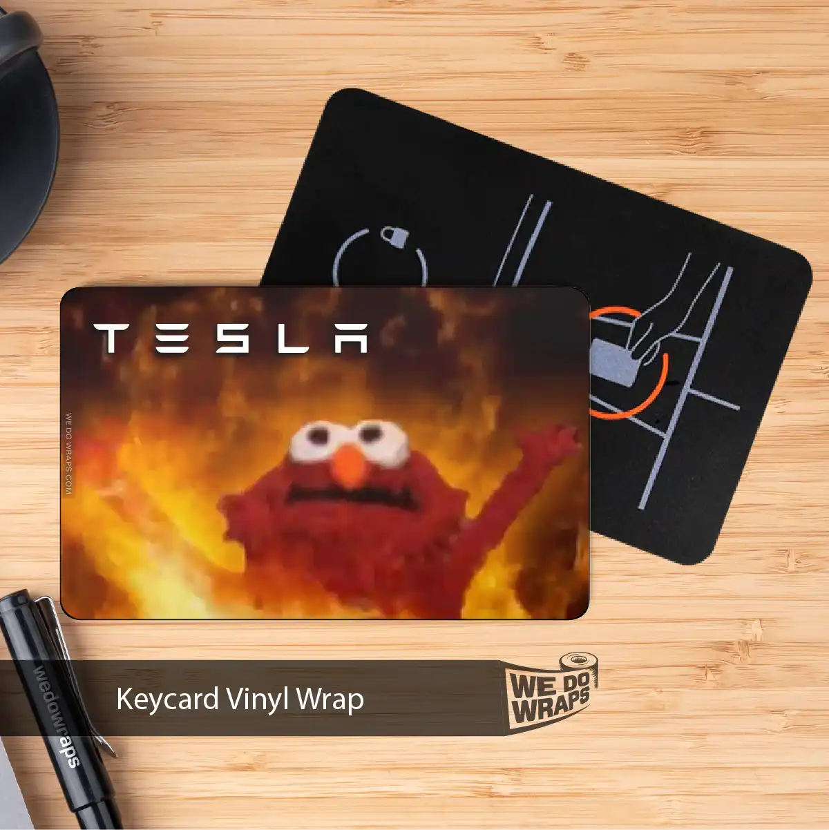 Elmo on Fire Meme | NFC Key Card Wrap