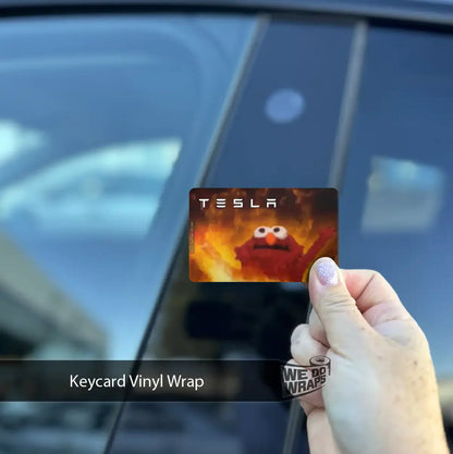 Elmo on Fire Meme | NFC Key Card Wrap