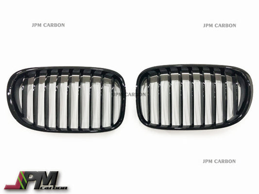 [JPMCarbon] Front Kidney Grille Fits For 2009-2015 BMW F01 F02 F03 F04 7-Series Only