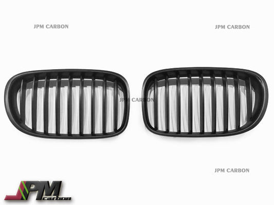 [JPMCarbon] Front Kidney Grille Fits For 2009-2015 BMW F01 F02 F03 F04 7-Series Only