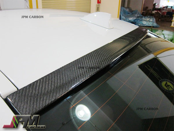 [JPMCarbon] 3D Style Carbon Fiber Roof Spoiler Fits For 2011-2016 BMW F10 5-Series Sedan Only