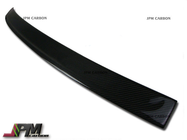 [JPMCarbon] 3D Style Carbon Fiber Roof Spoiler Fits For 2011-2016 BMW F10 5-Series Sedan Only