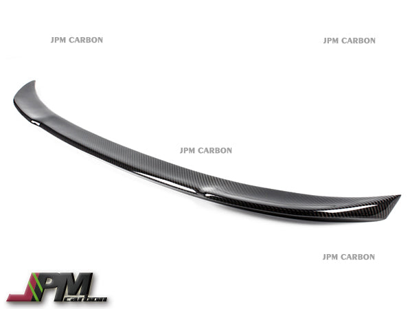 CS Style Carbon Fiber Trunk Spoiler Fits For 2011-2016 BMW F10 5-Series Sedan Only