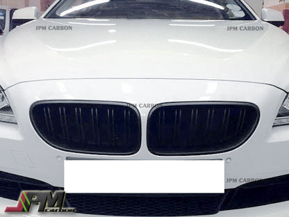 [JPMCarbon] M Style Front Kidney Grille Fits For 2012-2018 BMW F06 F12 F13 6-Series Only