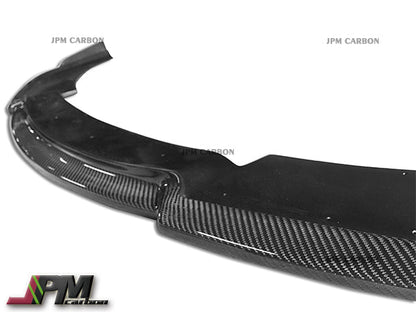 HM Style Carbon Fiber Front Bumper Add-on Lip Fits For 2012-2018 BMW F06 F12 F13 6-Series with M-Sport Package Only