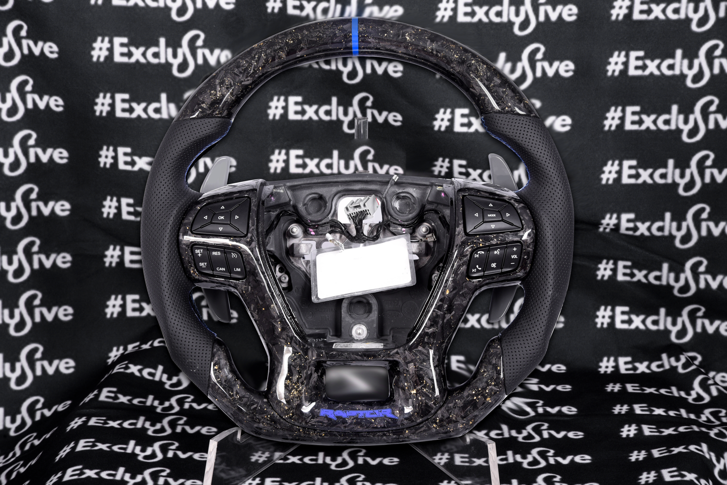 2019-2026 Ford Ranger Raptor Custom Steering Wheel by Exclusive Steering