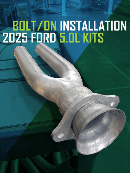 Ford, 2021-2026, 5.0L, Clamp/On - MPI Exhaust Cat-Back Dual Exhaust Kits