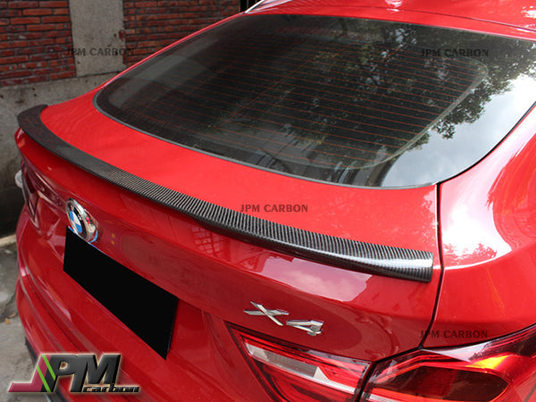 Performance Style Carbon Fiber Trunk Spoiler Fits For 2014-2017 BMW F26 X4 Only