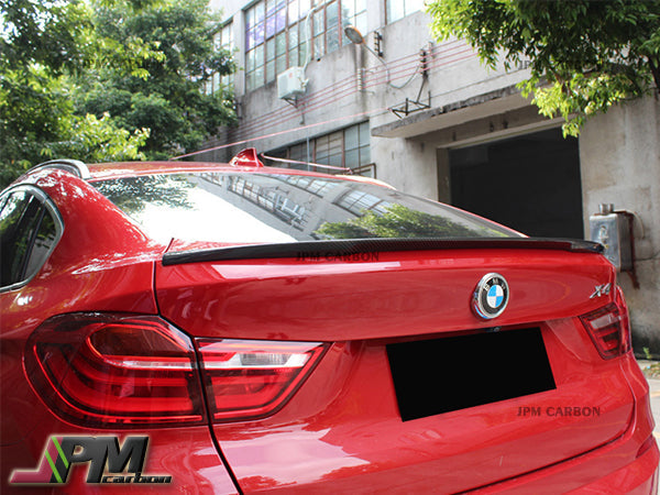 Performance Style Carbon Fiber Trunk Spoiler Fits For 2014-2017 BMW F26 X4 Only