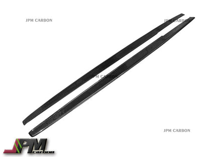[JPMCarbon] Performance Style Carbon Fiber Side Skirt Add-on Lips Fits For 2014-2020 BMW F32 F33 F36 with M-Sport Package Only