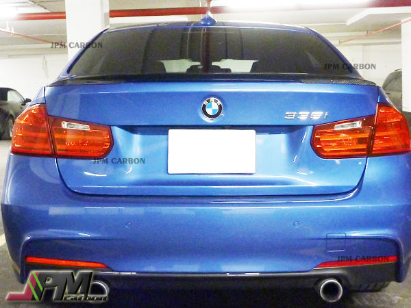 Performance Style Carbon Fiber Trunk Spoiler Fits For 2012-2018 BMW F30 3-Series Sedan Only