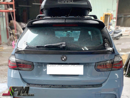 [JPMCarbon] Performance Style Carbon Fiber Roof Spoiler Fits For 2012-2018 BMW F31 Wagon Only
