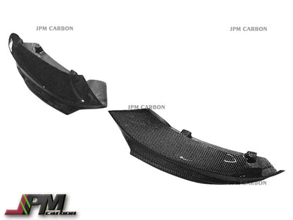 [JPMCarbon] P Style Carbon Fiber Front Bumper Add-on Splitter Lips Fits For 2014-2020 BMW F32 F33 F36 with M-Sport Package Only