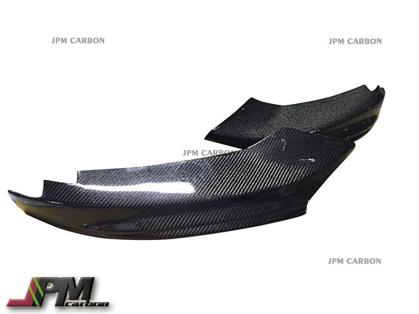 [JPMCarbon] P Style Carbon Fiber Front Bumper Add-on Splitter Lips Fits For 2014-2020 BMW F32 F33 F36 with M-Sport Package Only