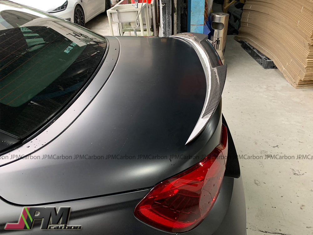 M4 Style Carbon Fiber Trunk Spoiler Fits For 2014-2020 BMW F33 4-Series Convertible Only