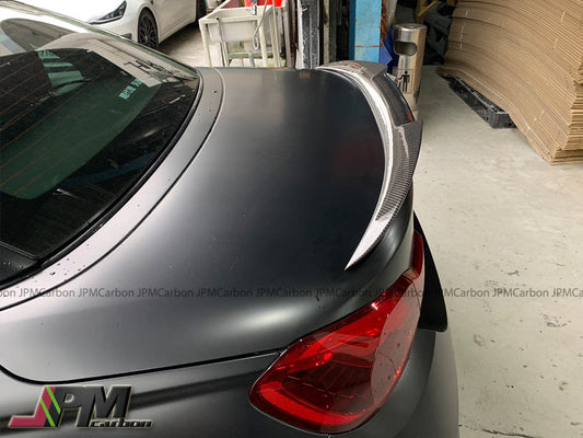 M4 Style Carbon Fiber Trunk Spoiler Fits For 2014-2020 BMW F33 4-Series Convertible Only